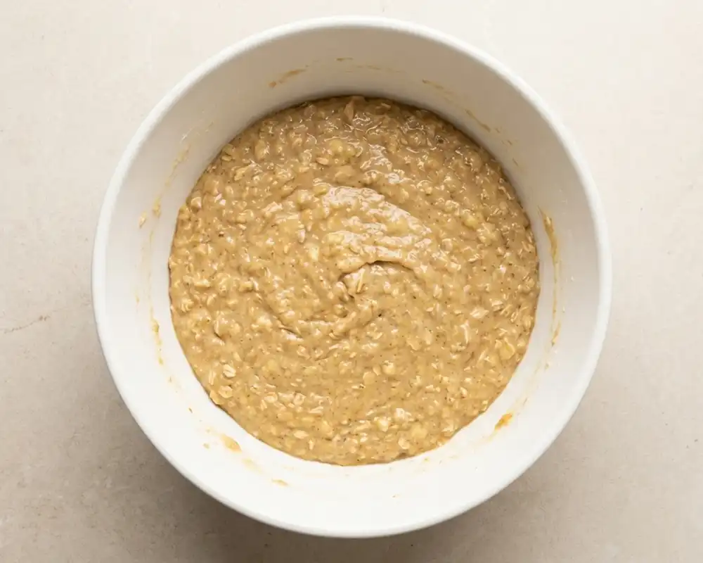 Bananenbrot Teig in einer Schüssel